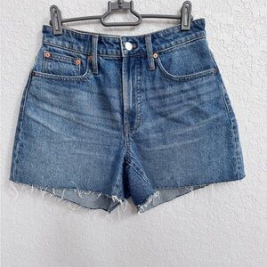 Madewell The Perfect Jean Shorts size 26